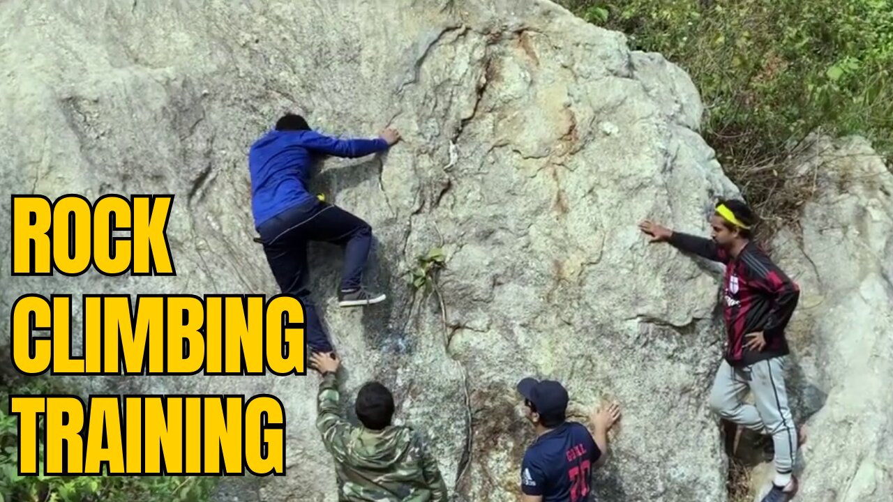 পাহাড়ে উঠার প্রাথমিক প্রশিক্ষণ ||Rock climbing Training|| Purulia || India