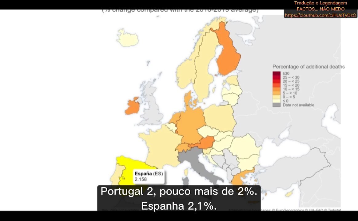 💉⚠️EUROSTAT REVELA QUE PAÍSES MAIS VACINADOS CONTINUAM A REGISTAR TAXAS ELEVADAS DE EXCESSO DE MORTALIDADE💉⚠️