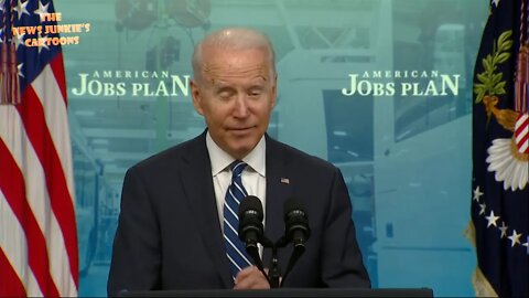 Biden: "It's getting close to afternoon here, the sun is coming out."