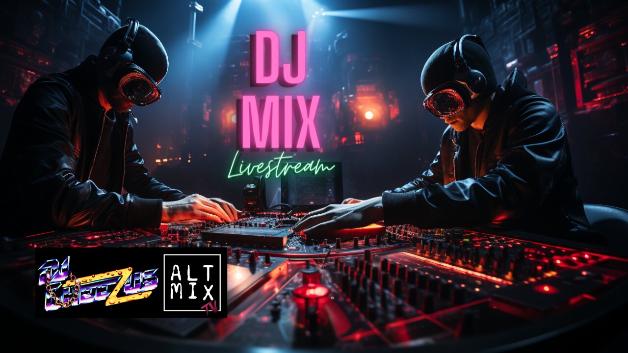 Synthwave Darkwave 80s 90s Electronica and more DJ MIX Livestream with Guest AlternativeMixtapes from Rumble