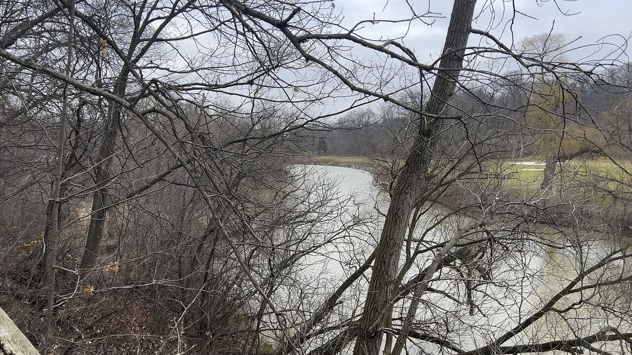 James Gardens Toronto Humber River overcast day