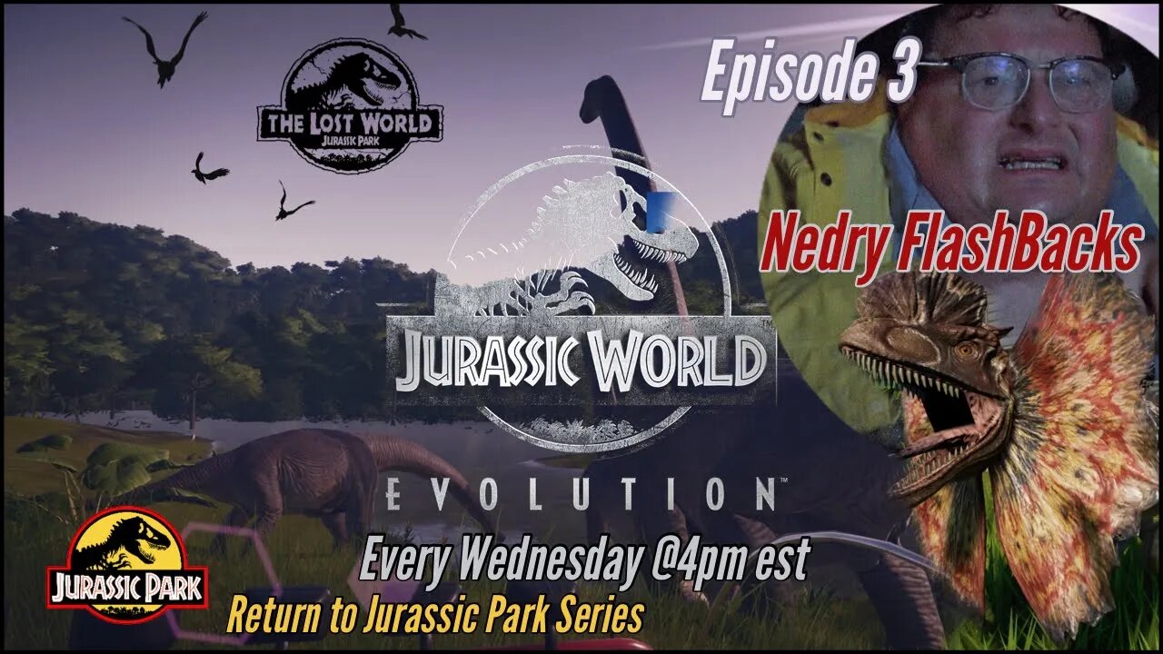 Jurassic World Evolution Return To Jurassic Park DLC Series - Ep 3 (Nedry Flashbacks)