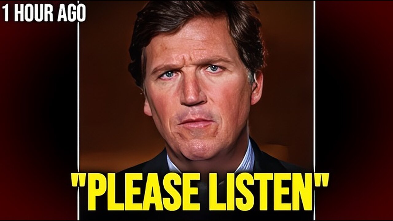 Tucker Carlson: "They want to K*LL me for this..." in Exclusive Broadcast