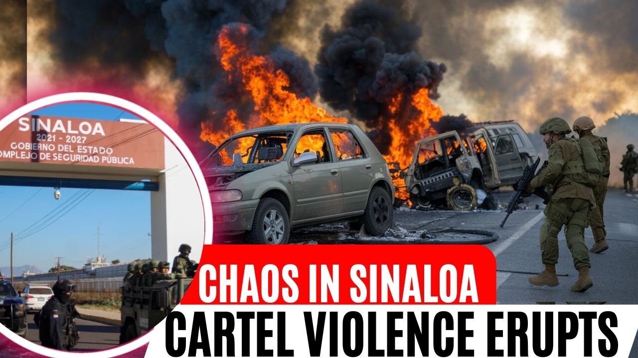 Chaos in Sinaloa: Cartel Violence Erupts as Authorities Face Off with Armed Militants