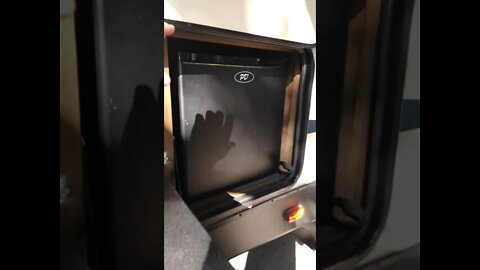 our new camper outside