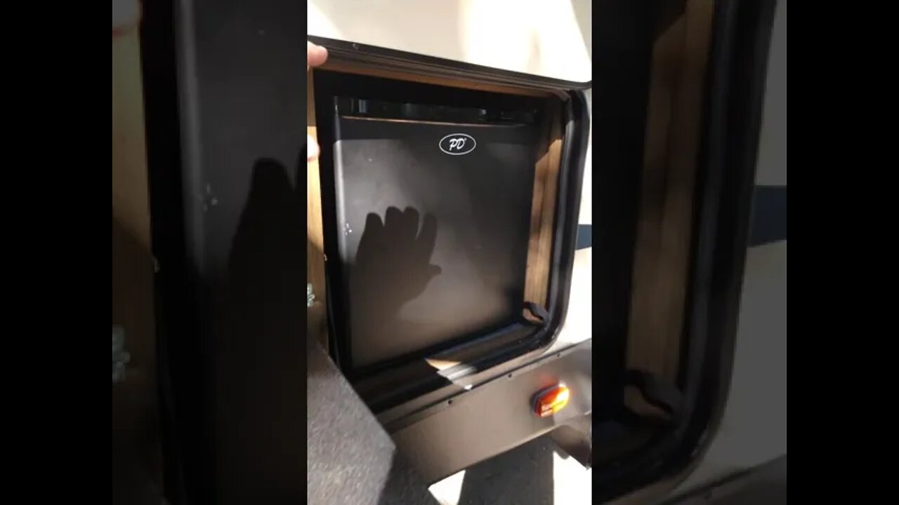 our new camper outside