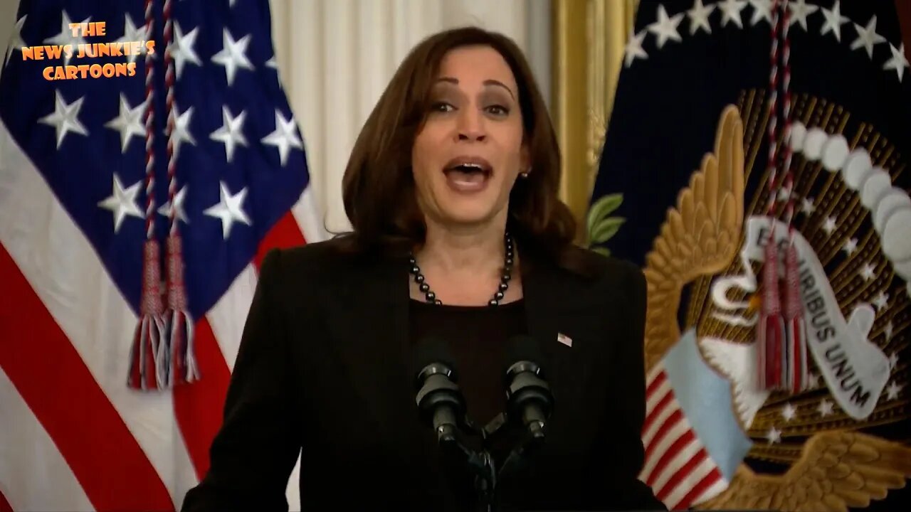 Is VP Harris trying to perform Bill Cosby impression?