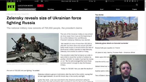 Zelensky claims Ukraine now has 700,000 soldiers