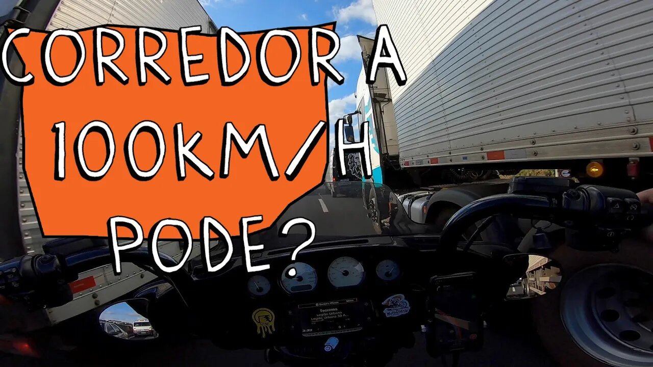 Pilotar o Harlão a 100km/h no corredor pode? Moto Exp. Caminho das GERAIS - #05
