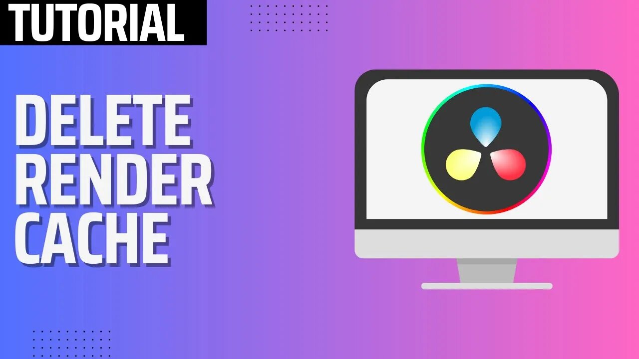 How To Delete Render Cache In Davinci Resolve 18