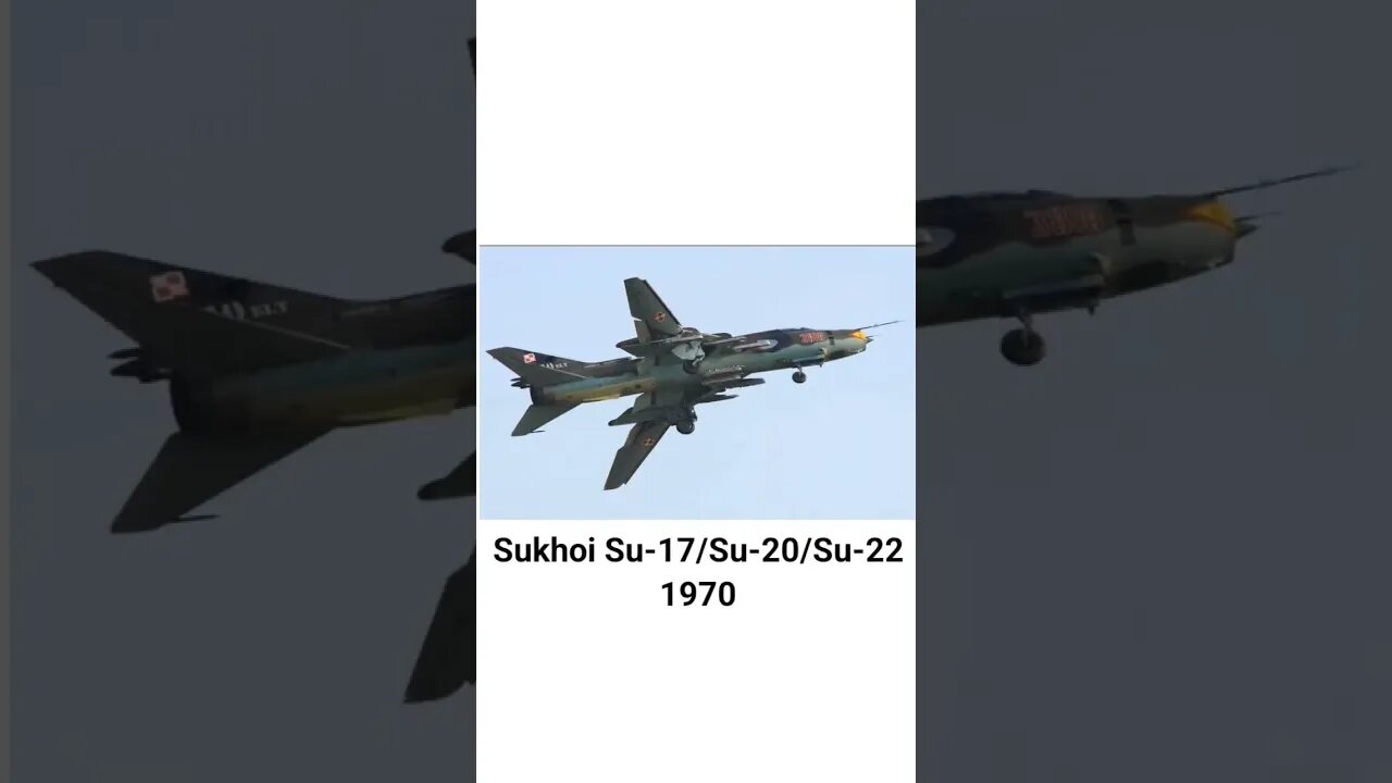 evolution of Sukhoi jet fighter #military #jetfighter #shorts