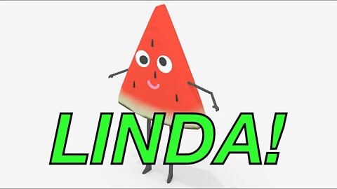 Happy Birthday LINDA! - WATERMELON Birthday Song