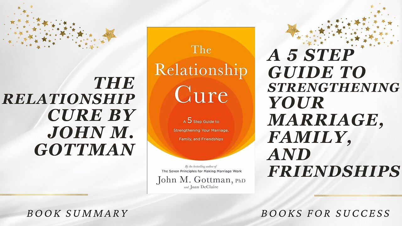 The Relationship Cure: A Guide to Strengthening Your Marriage, Family & Friendships by John Gottman