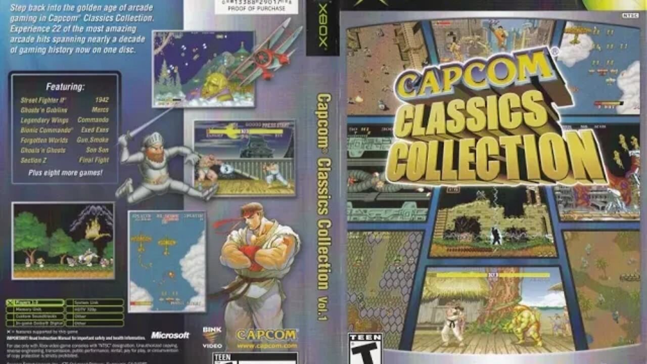 Capcom Classics Collection - Volume 1 - Direto do XBOX Classic!