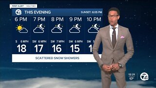 Cold temps remain with snow showers