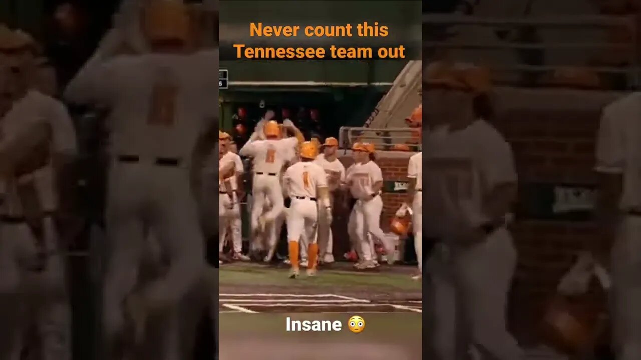 Tennessee come back win over Auburn 🫣 #tennesseebaseball #auburn #collegebaseball