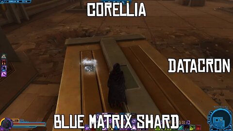 SWTOR Corellia Datacron | Blue Matrix Shard | 3 of 7