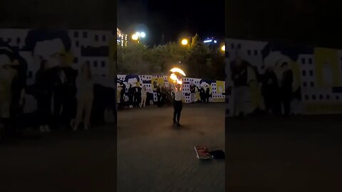 Fire Dancer in Warsaw | Poland