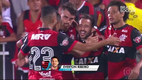 INCRÍVEIS Melhores Momentos do Jogo Flamengo 5 x 0 Palestino Sul Americana 09 08 2017