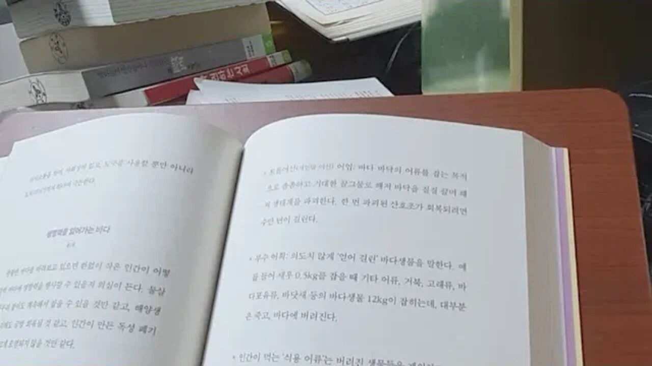 지속 가능한 삶, 비건 지향, 미지수, 광활한 바다, 어장 붕괴, 음파탐지기, 국제조약, 식용어류, 부수어획