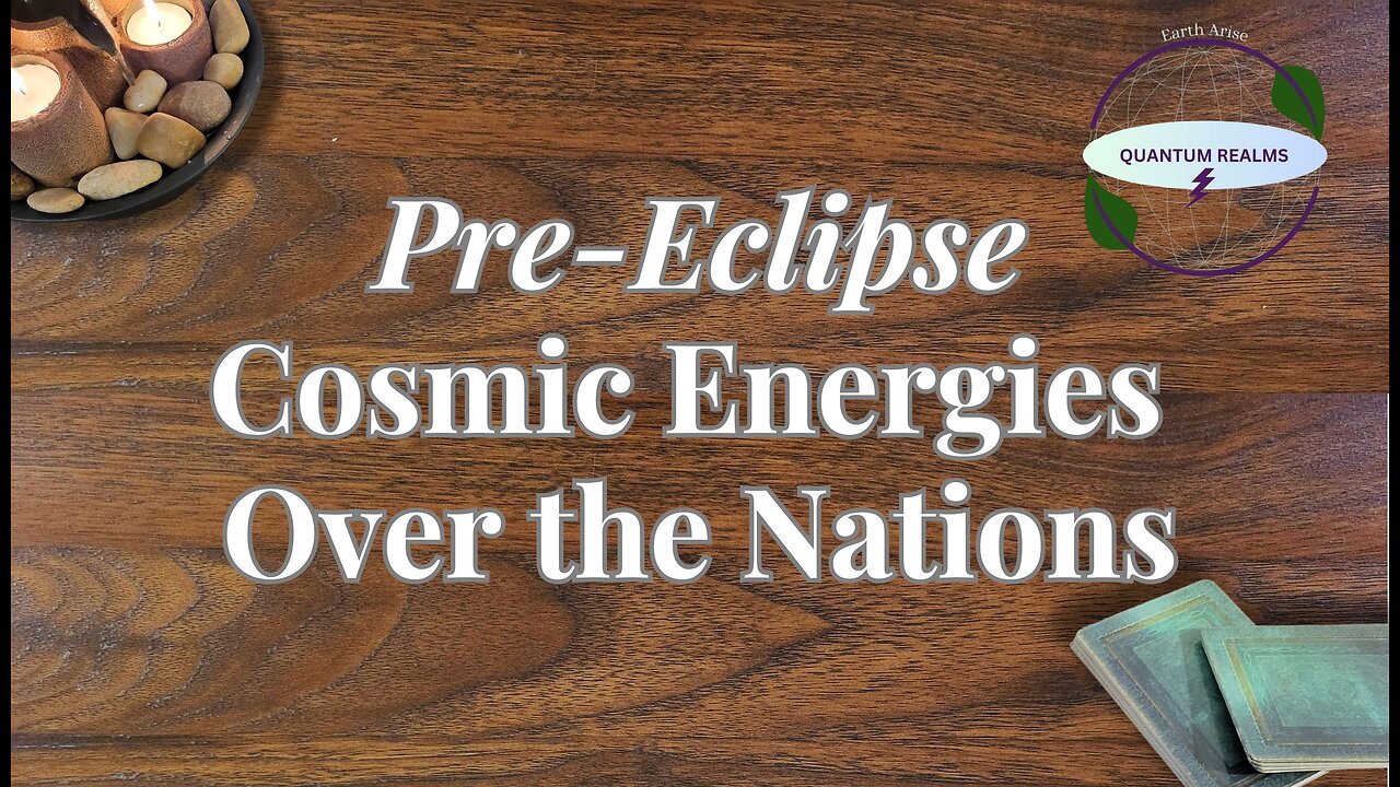 Pre-Eclipse Cosmic Energy Over Nations - March 2024