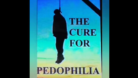 Scare Event 5/30/23 - The Cure for Pedophilia