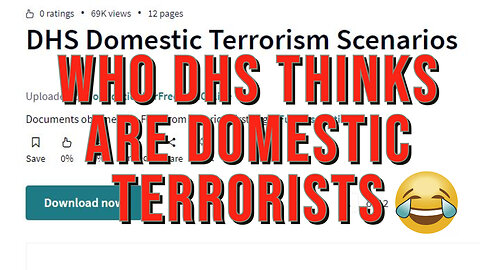 Who DHS Thinks Are Dangerous Domestic Terrorists (LOL)