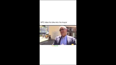 Bro was blocking the NPC‼️