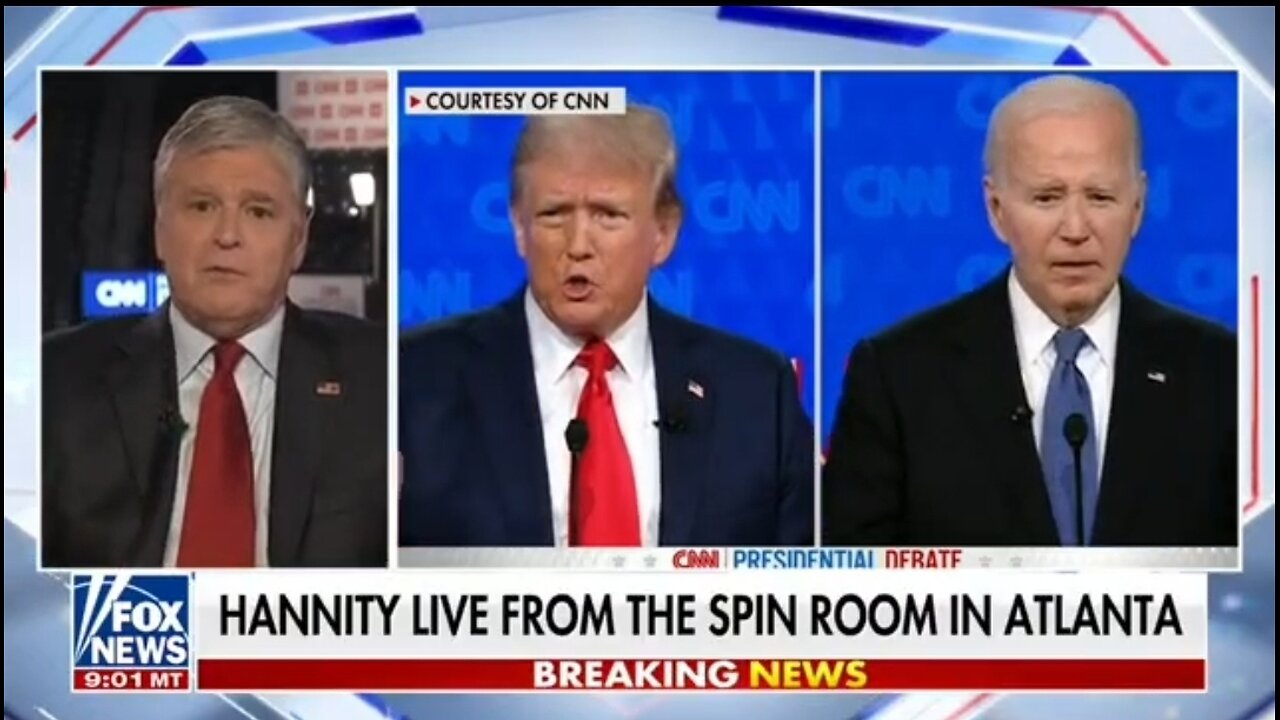 Hannity: Biden's Debate Was A Train Wreck