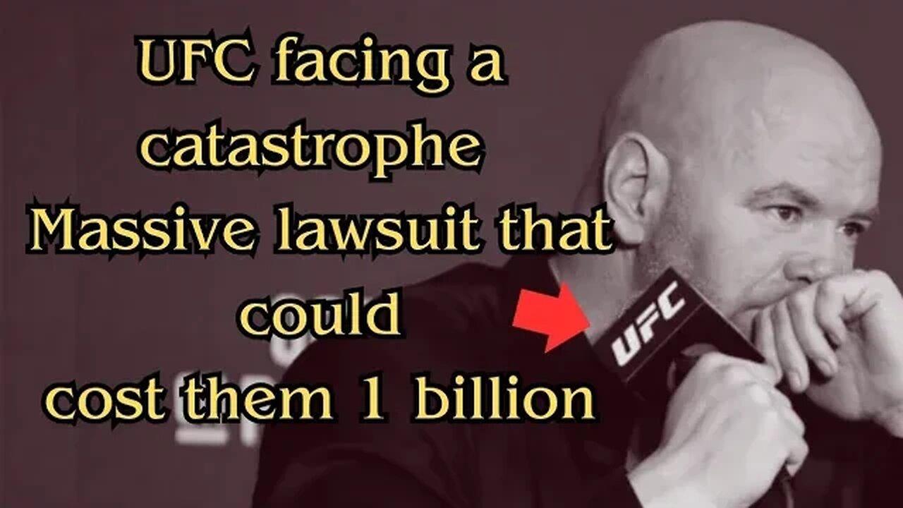 The UFC is facing a CATASTROPHE | MASSIVE Lawsuit with 1500 fighters and a 1 BILLION payout!!!!