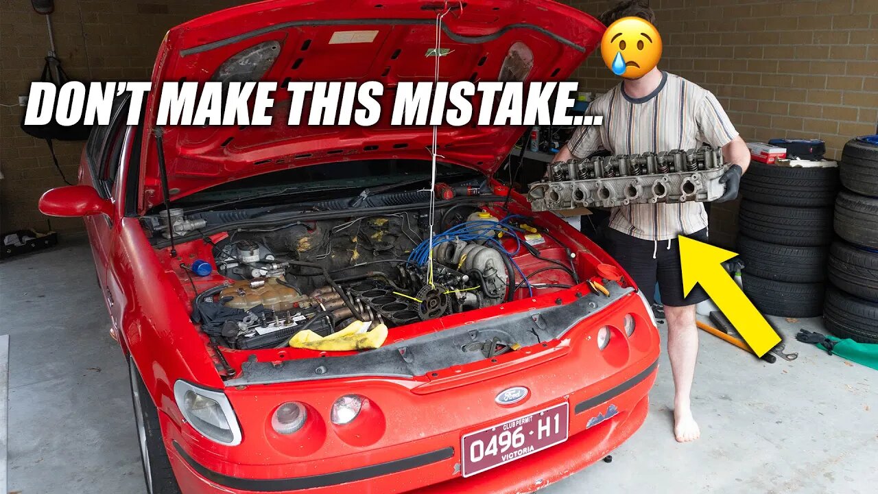 I HAVE TO PULL THE MOTOR OUT OF MY CHEAP EF XR6... (massive fail)