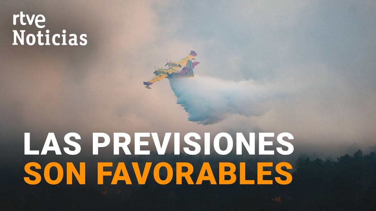 INCENDIO TRABAZOS: HAY CASI 300 HECTÁREAS de TERRENO FORESTAL AFECTADAS | RTVE Noticias