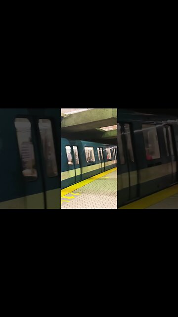 Splendid Vintage Montreal metro #viralvideo #montreal #travel #traintravel