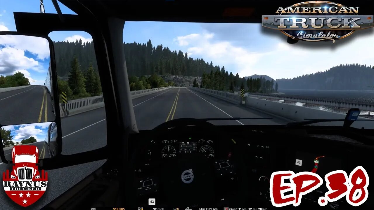 【Modo: Extremo】【Ep.38】【ATS 1.43 ProMods】De Kennwick até Salmon Arm no Canadá