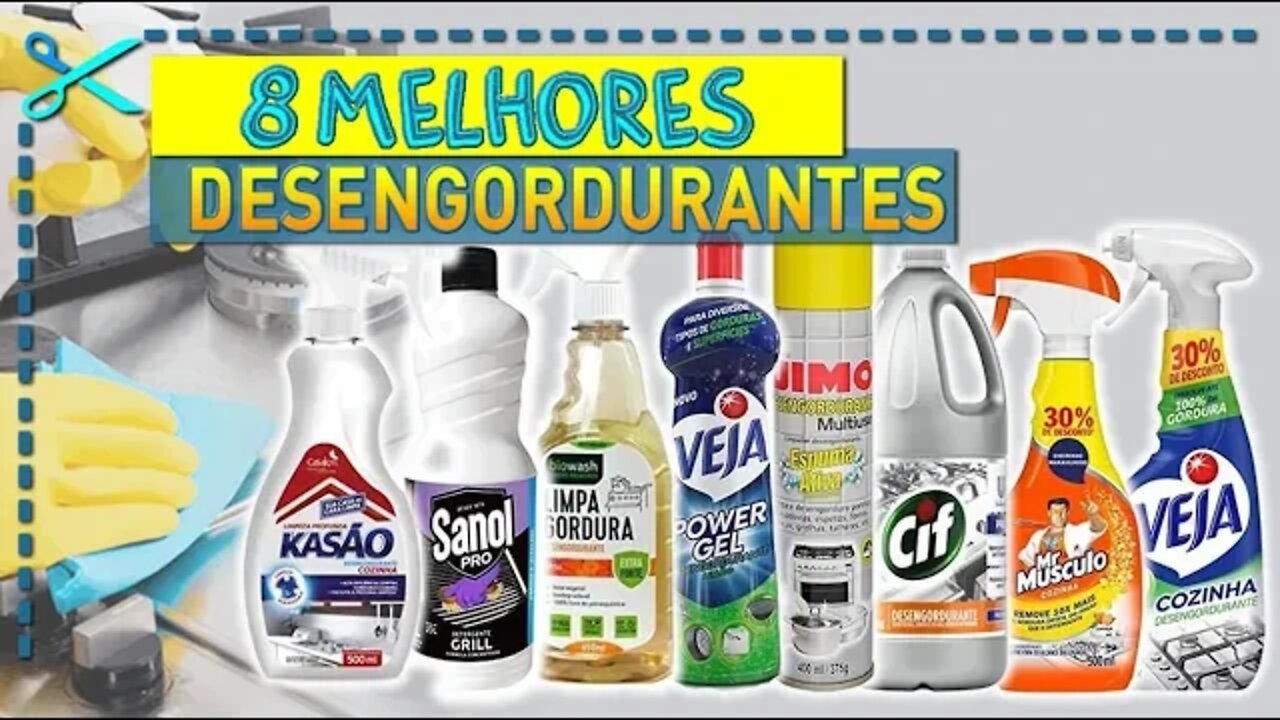 🏆 8 Melhores Desengordurantes