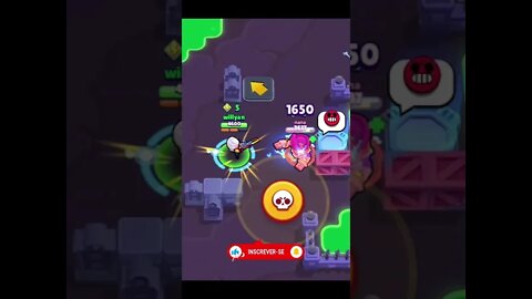 SLOW MOTION BELLE SURPREENDIDA NO BRAWL STARS #89 #SHORTS