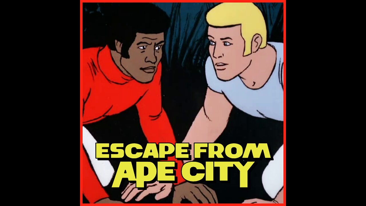 Return To The Planet Of The Apes ( Escape From Ape City ) Full Cartoon 1975