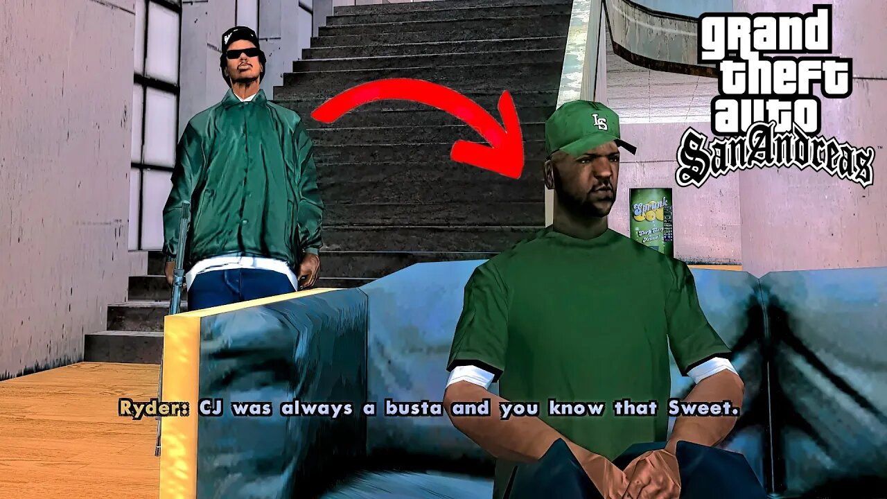 End Of Sweet and Carl Johnson in GTA San Andreas Alternative Ending (Secret Cutscene)