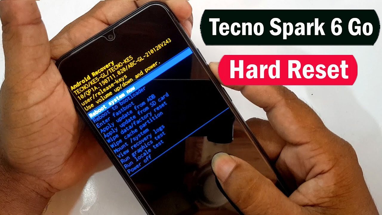 TECNO SPARK 6 GO HARD RESET | TECNO SPARK 6 GO (KE5J) FACTORY RESET/PATTERN UNLOCK WITHOUT PC |