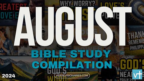 August Bible Study Compilation | 12 Verses That Inspires