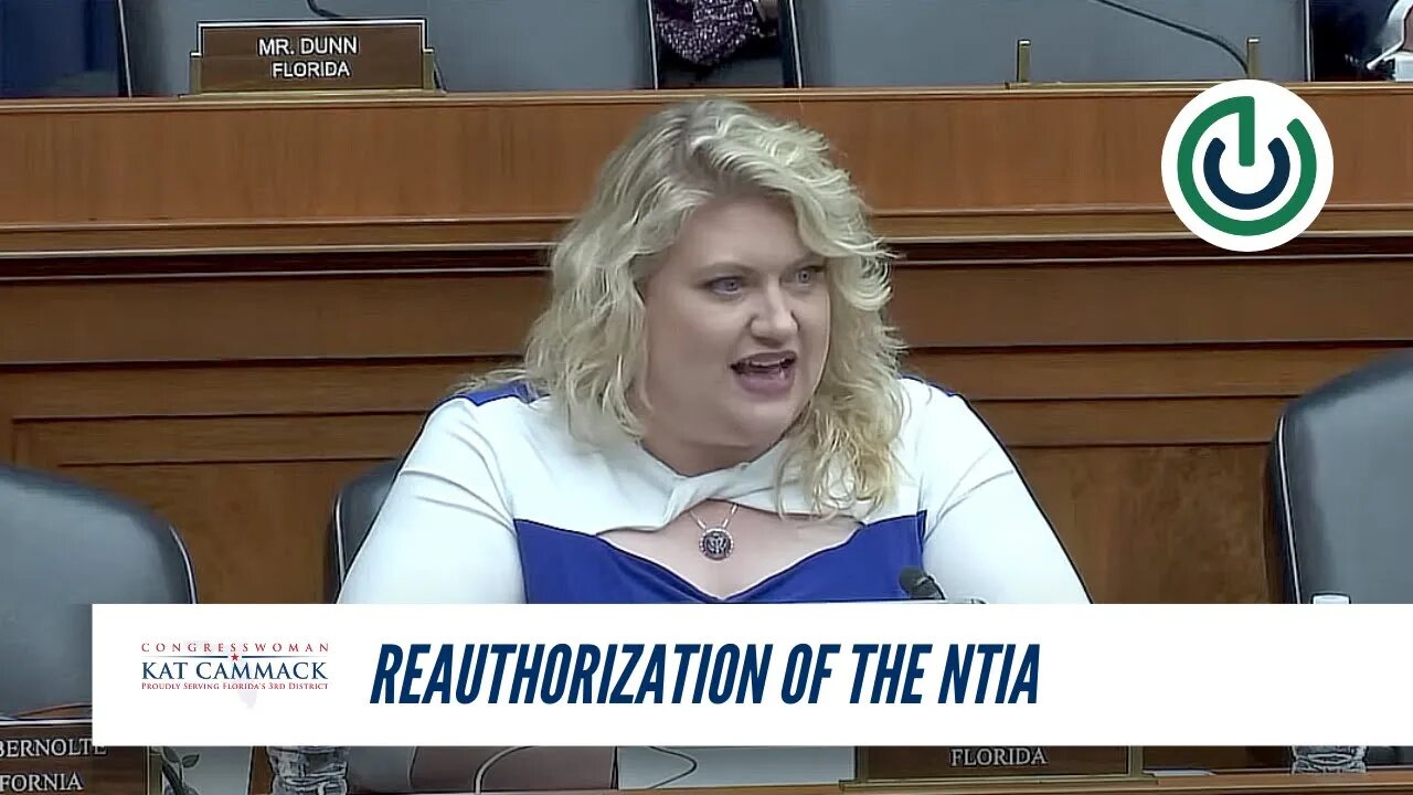 Rep. Cammack Speaks During E&C's C&T Subcommittee On Reauthorization of NTIA