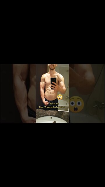 Showing VEINS on All Muscles 😳 #shorts