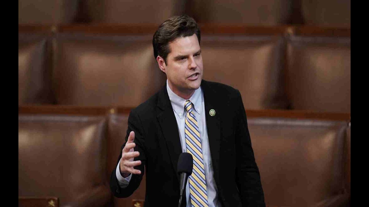 Matt Gaetz Reveals Reason He Nominated Trump for House Speaker