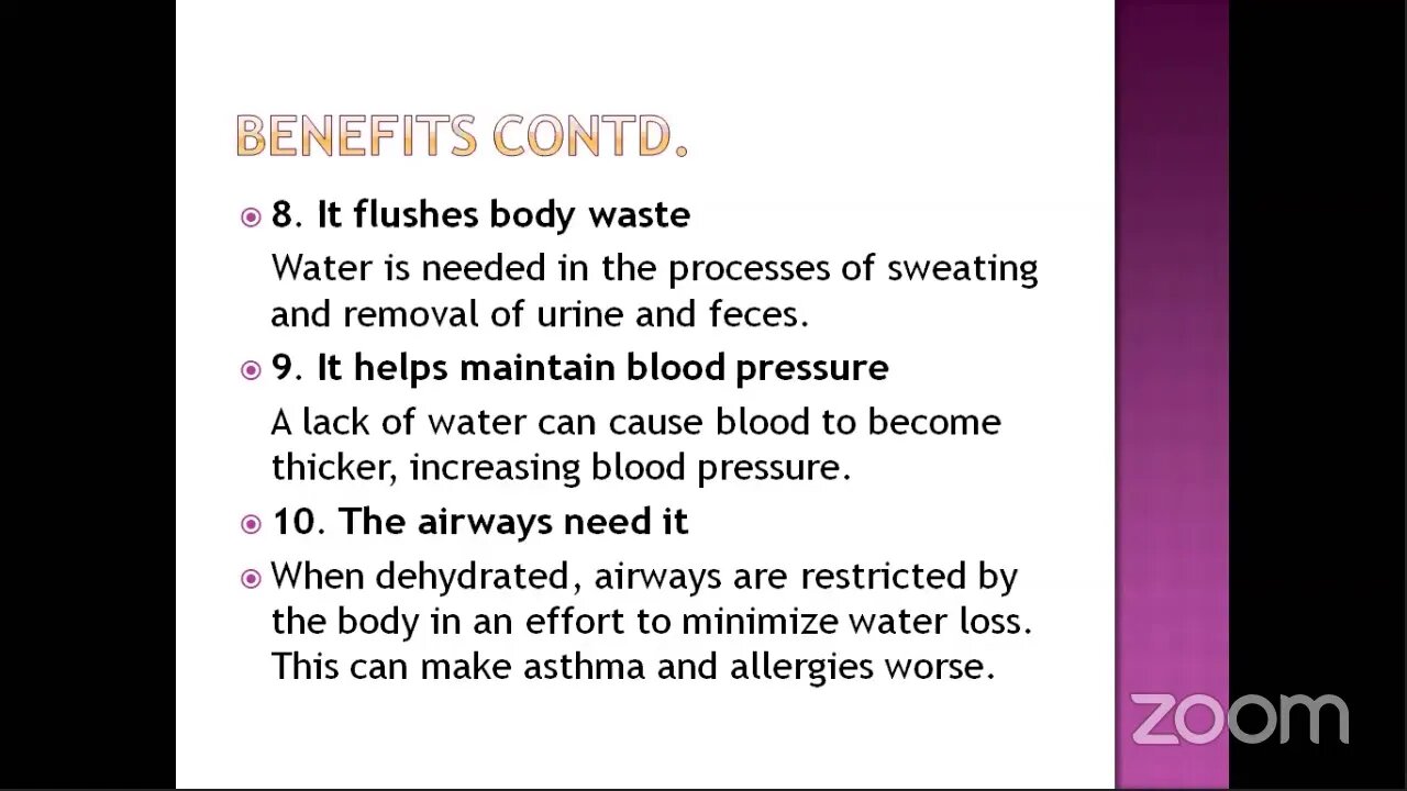 TOPM Ministry's Health Presentation