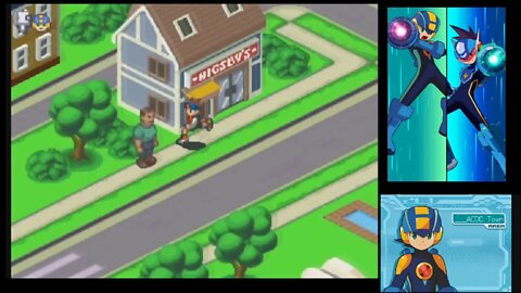 Megaman Battle Network Operate Shooting Star E14 The Mysterious Blue Navi