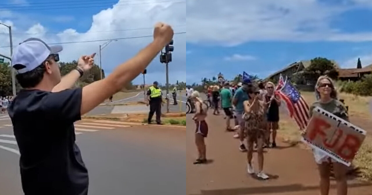 Fed Up Maui Residents Give a Brutal Greeting to Biden: 'I Got It On Video!'