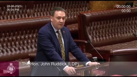 🔥 NSW AU: John Ruddick’s First Speech To Parliament Calling Out COVID, Lockdowns, Mandates, Sacking