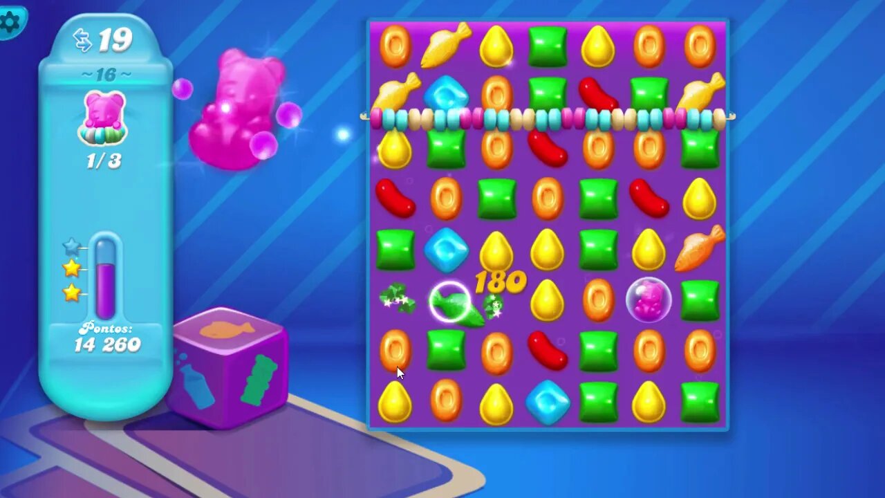 Candy Crush Soda Saga Level 16