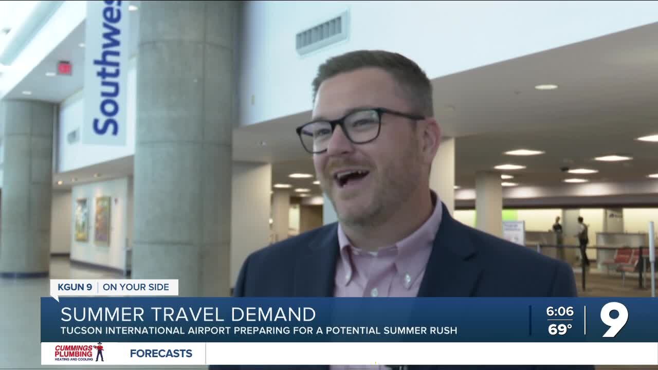 Summer travel demand at TUS