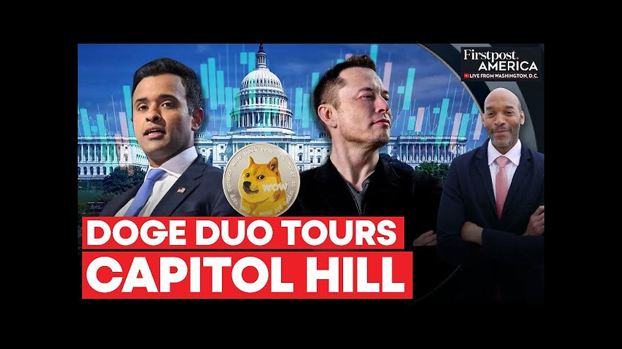 Elon Musk and Vivek Ramaswamy Take DOGE to Capitol Hill | Firstpost America